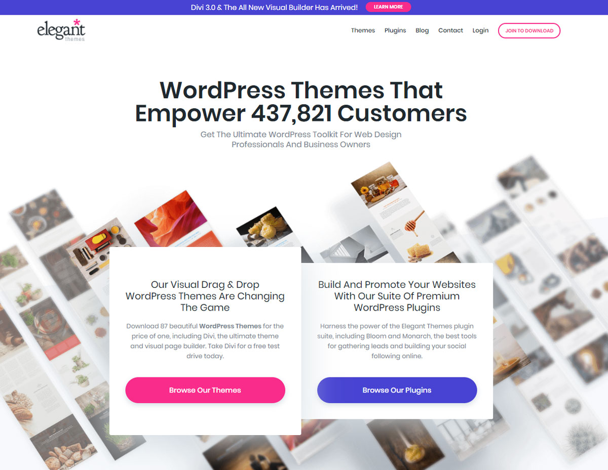 Landing Page Design Elegant Themes