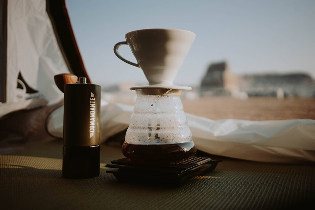 Coffee serveware, funnel