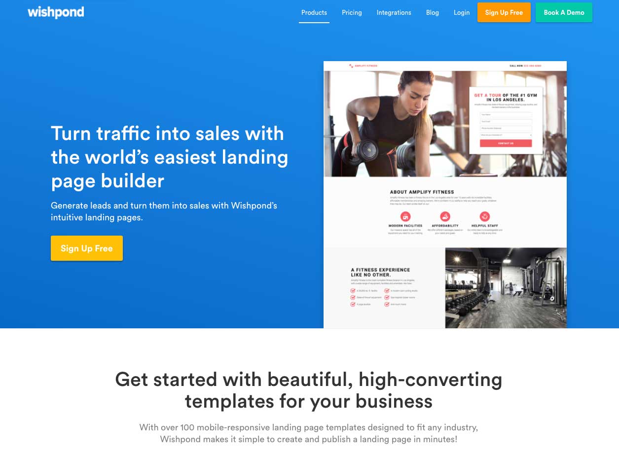 Whispond Landing Page Builder